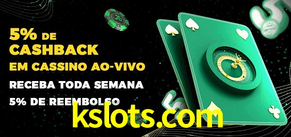 Promoções do cassino ao Vivo kslots.com